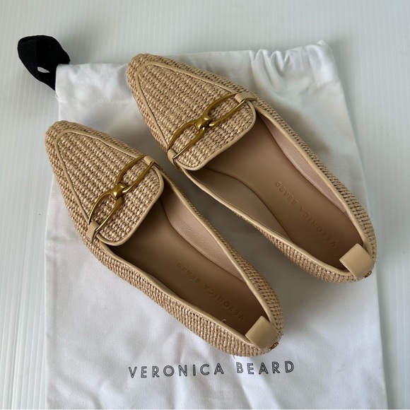 Veronica Beard Champlain Loafer Ecru, 7 - Picture 3 of 13